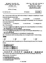 Đề kiểm tra 1 tiết giữa Chương III môn Hình học Lớp 11 - Mã đề 880 - Năm học 2018-2019 - Trường THPT Phan Bội Châu